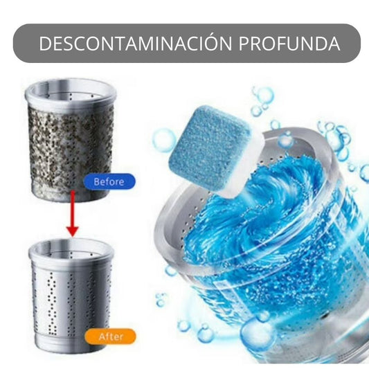 Pastillas Limpiadoras Para Lavadoras (Pack 12 unidades)